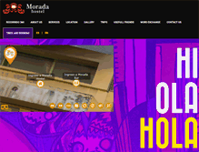 Tablet Screenshot of moradahostel.com